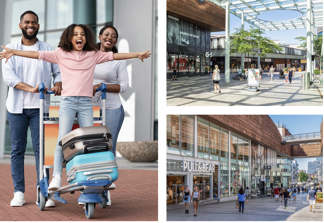 beelden toeristen almere