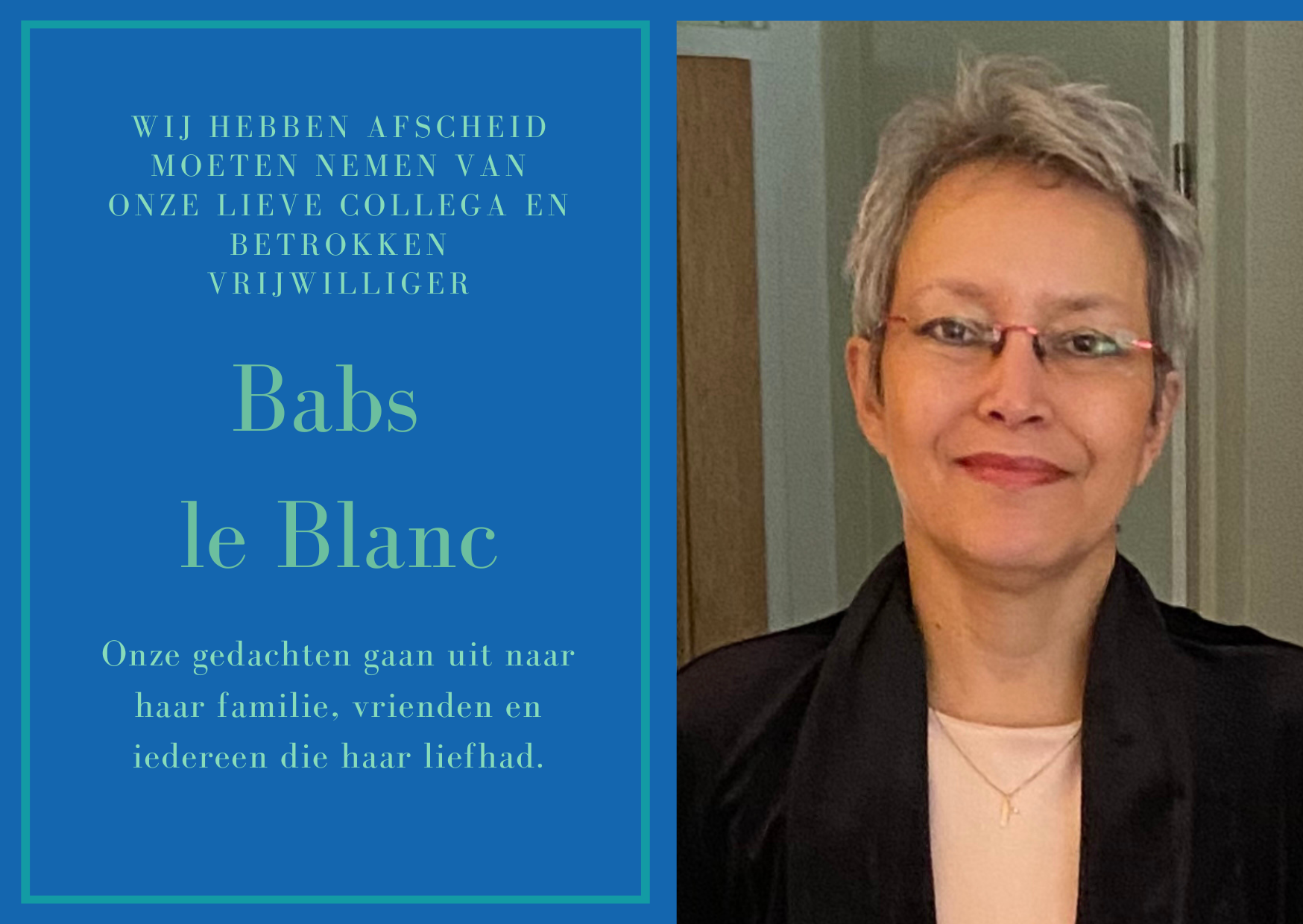 in memoriam babs le blanc