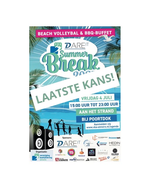 laatste oproep summerbreak