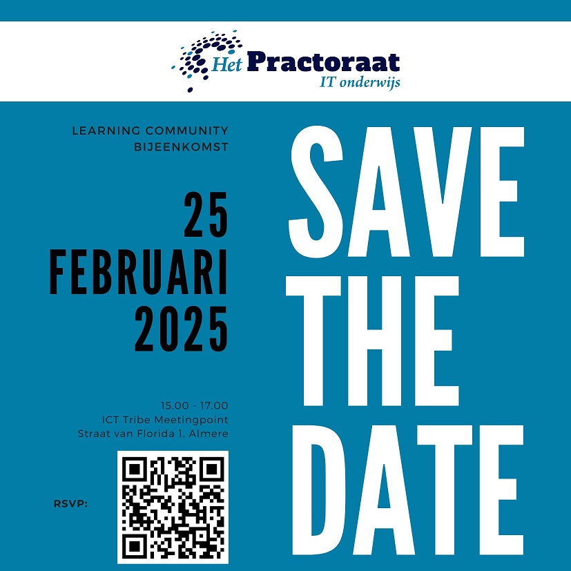 save the date community bijeenkomst 1 2025